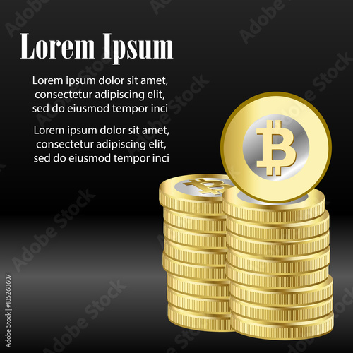 Bitcoin crypto currency stick graph chart of stock market investment trading, Bullish point, Bearish point