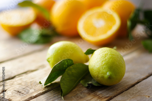 lemons and oranges