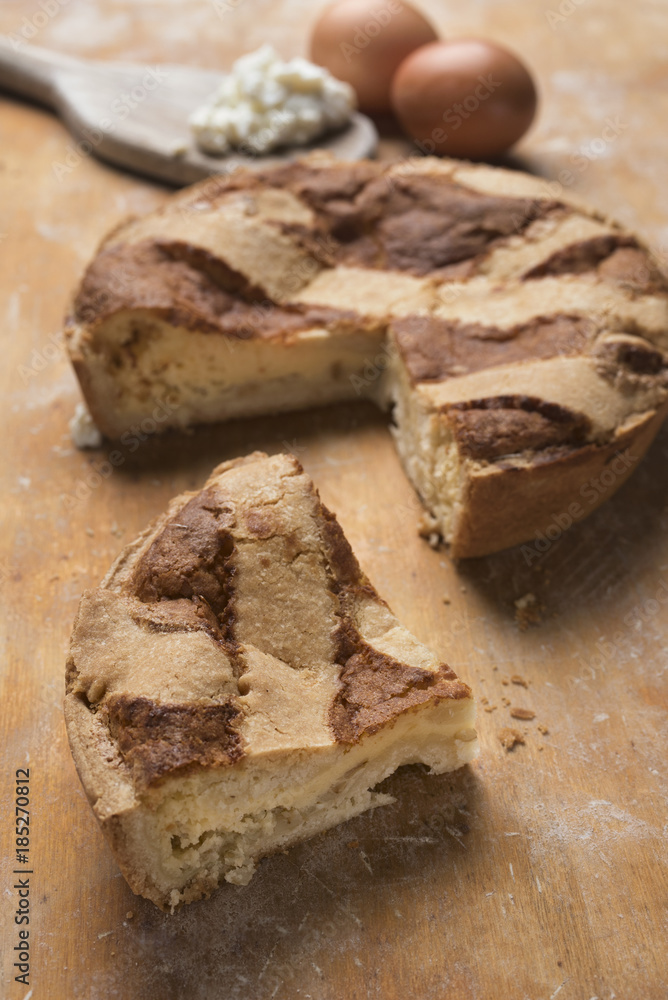 Pastiera napoletana - sweet typical of southern Italy Pastiera napoletana - sweet typical of southern Italy