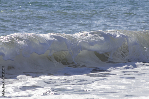 small wave on the beach