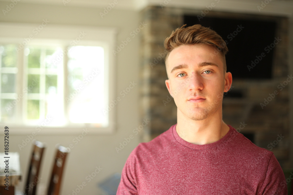 Portrait of young man. Portrait of young man.