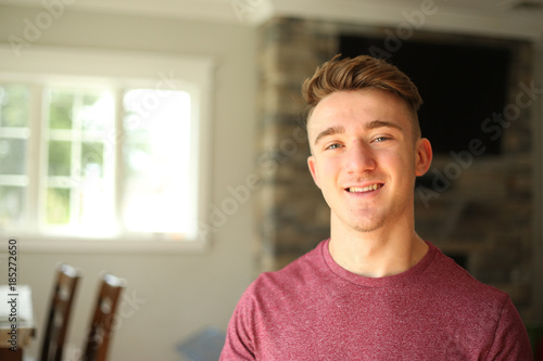 Portrait of young man. 