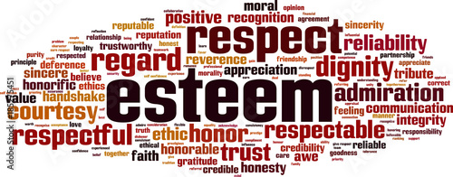 Esteem word cloud