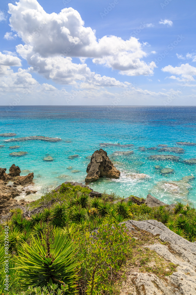 Rocky Bermudan Coastline