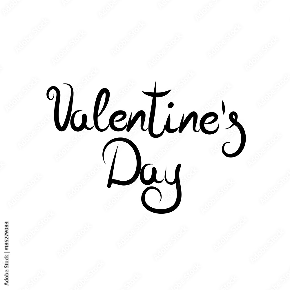 The inscription to the day of St. Valentine The inscription to the day of St. Valentine