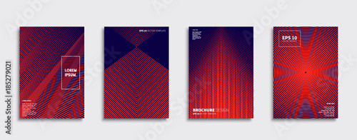 Vector cover designs. Future Poster template. Smartphone modern background set.