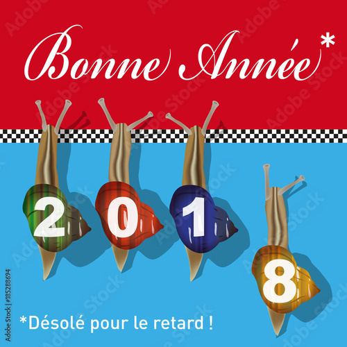 2018 - carte de vœux - humoristique - humour - concept - vœux - fun - conceptuel - originale