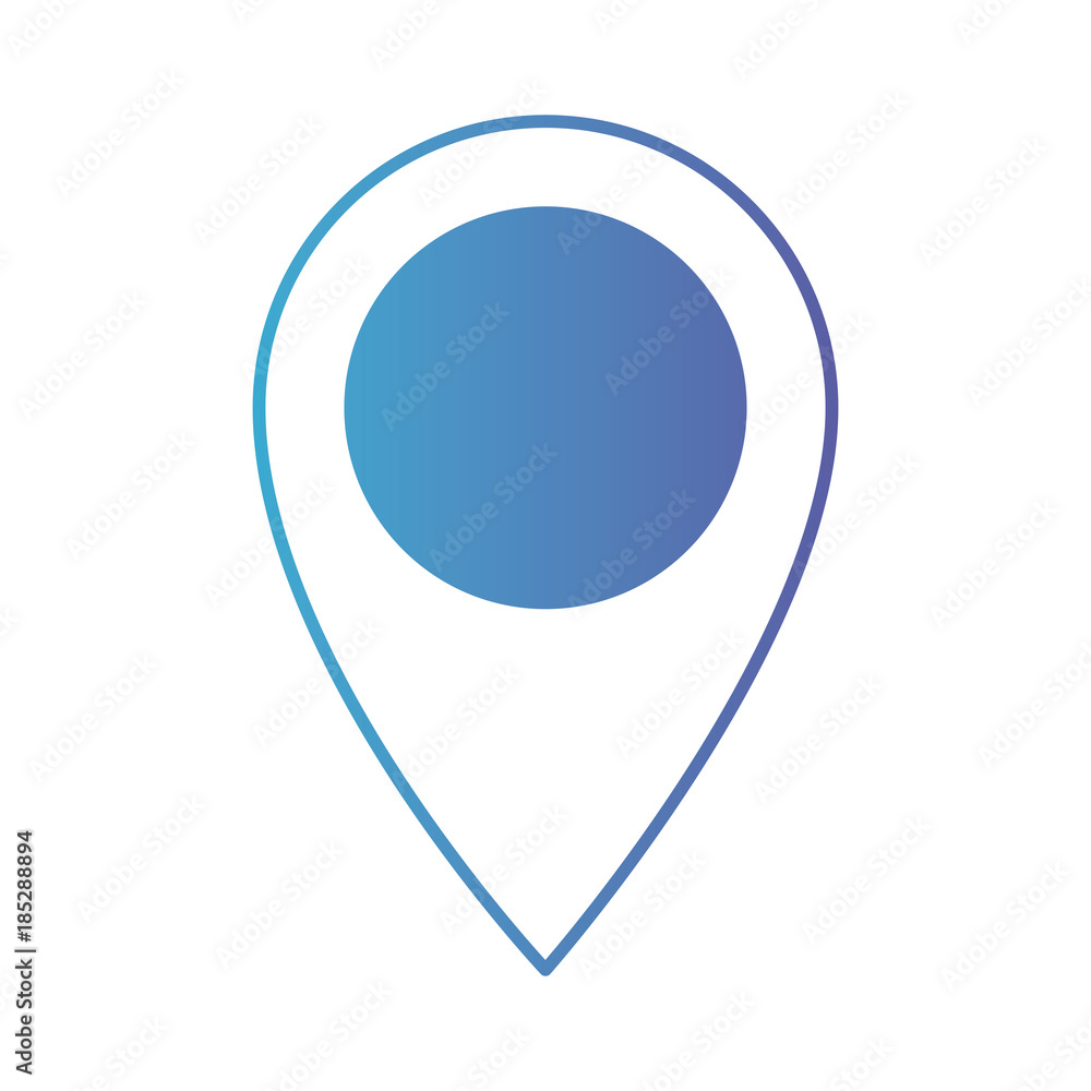 map pointer flat icon in degraded blue to purple color contour map pointer flat icon in degraded blue to purple color contour