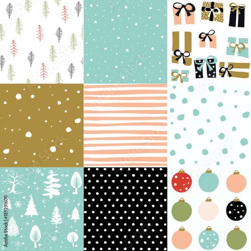 Christmas patten set