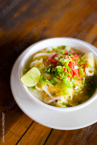 Lao hot sour vegetable soup
