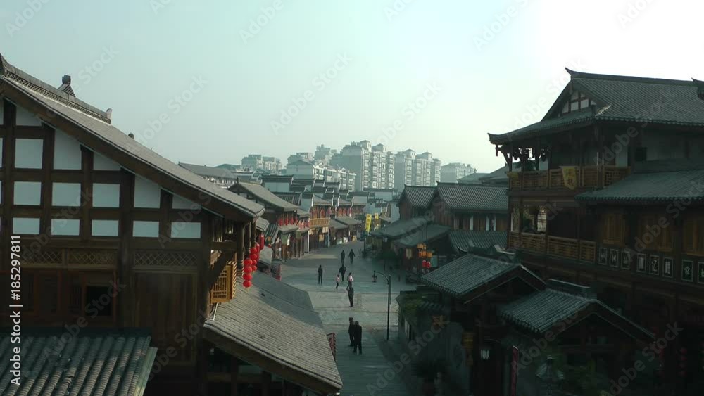 chinese cityscape background chinese cityscape background