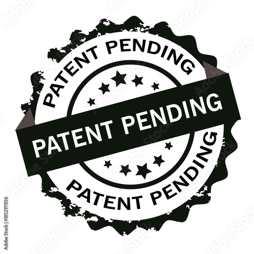 Patent pending stamp.Sign.Seal