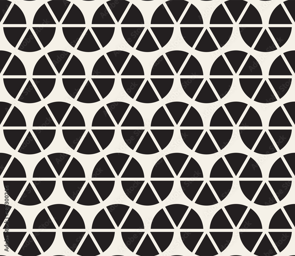 Vector seamless pattern. Modern stylish abstract texture. Repeating geometric tiling from striped elements Vector seamless pattern. Modern stylish abstract texture. Repeating geometric tiling from striped elements
