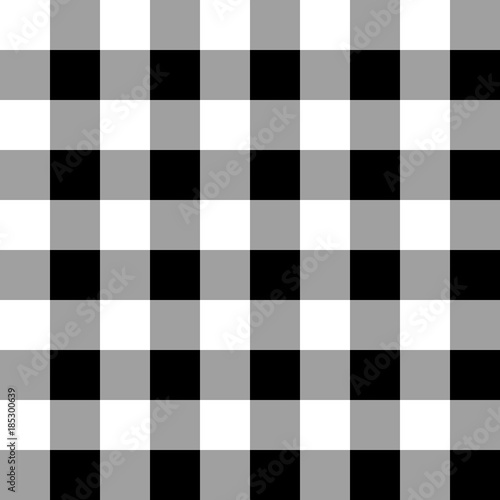 Black and white abstract background. 
Seamless background of black, gray and white cells.   Stylish wallpaper of black and white cells 