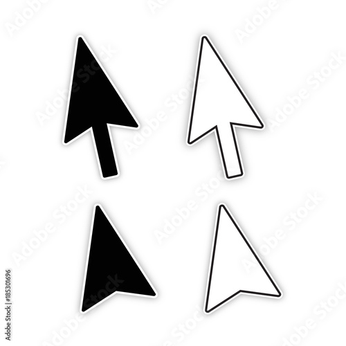 Cursor vector icons