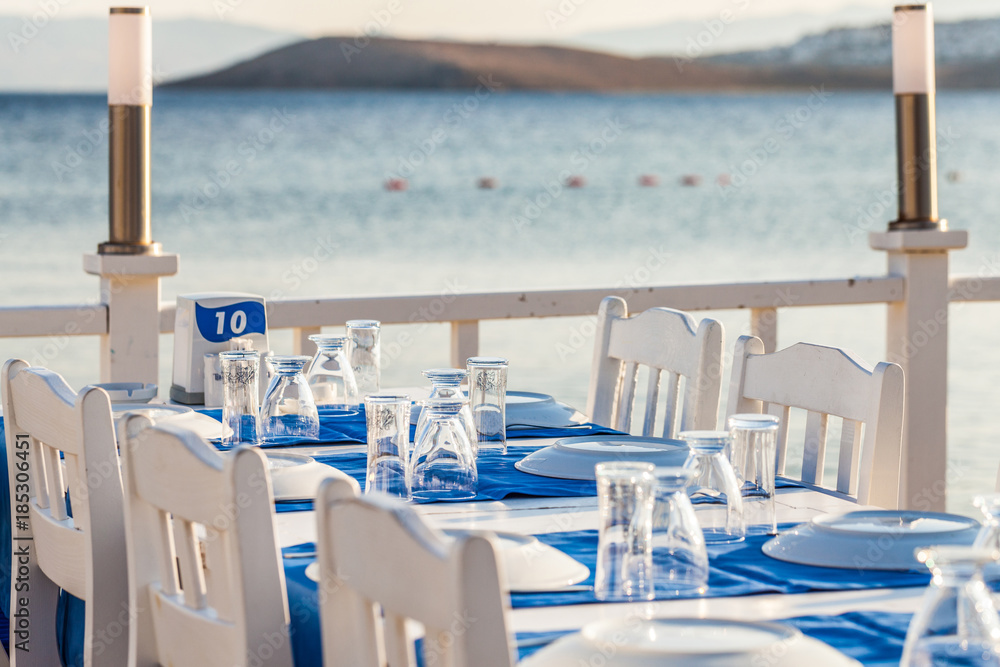 Restaurant with sea view in Bodrum