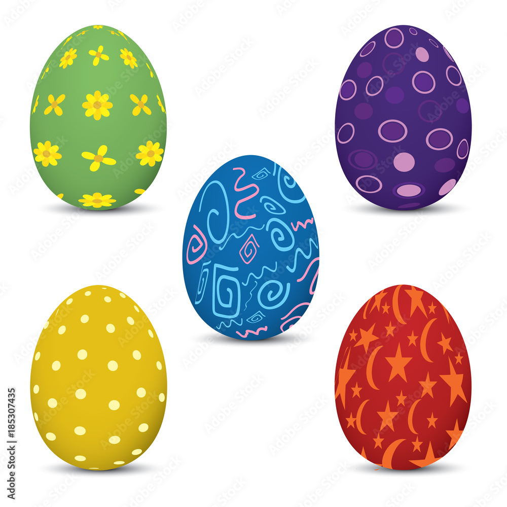 Colorful Eggs - Easter Holiday - set1