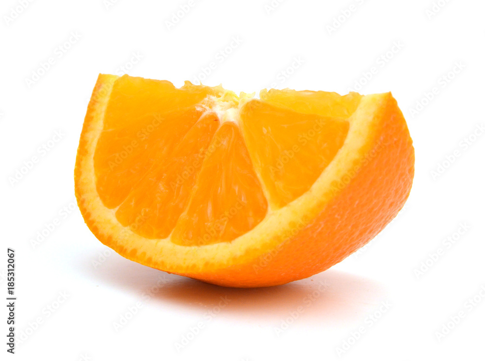 Orange Slice Isolated on White Background Orange Slice Isolated on White Background