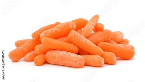 Pile of baby carrots