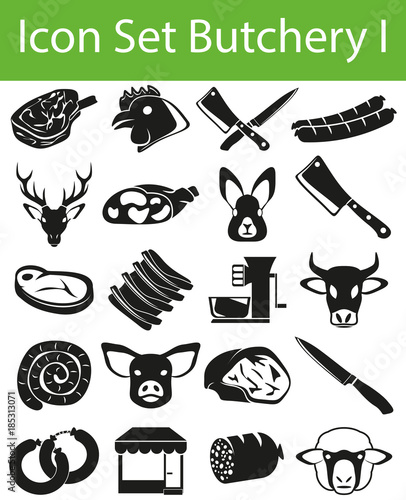 Icon Set Butchery I
