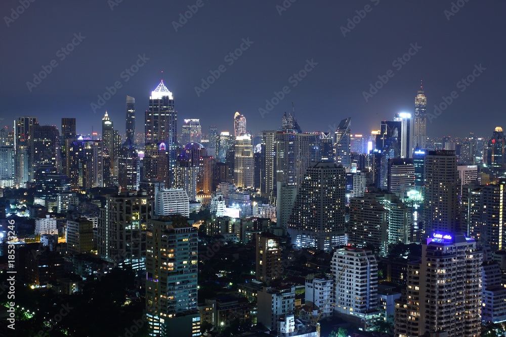 Bangkok City Night Thailand