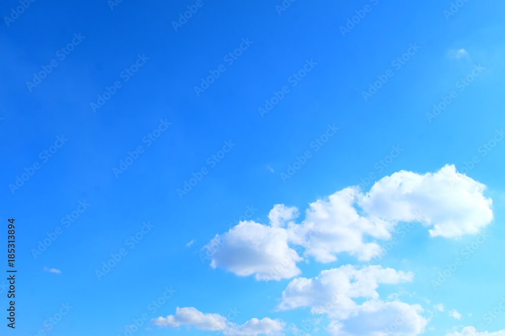 The sun light and blue sky with cloud. The sun light and blue sky with cloud.