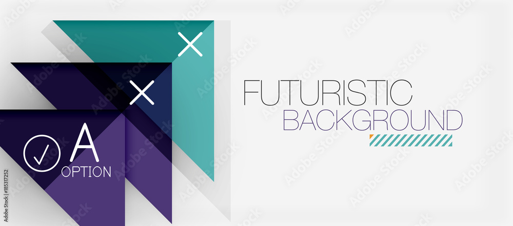 Minimalistic triangle modern banner design, geometric abstract background Minimalistic triangle modern banner design, geometric abstract background
