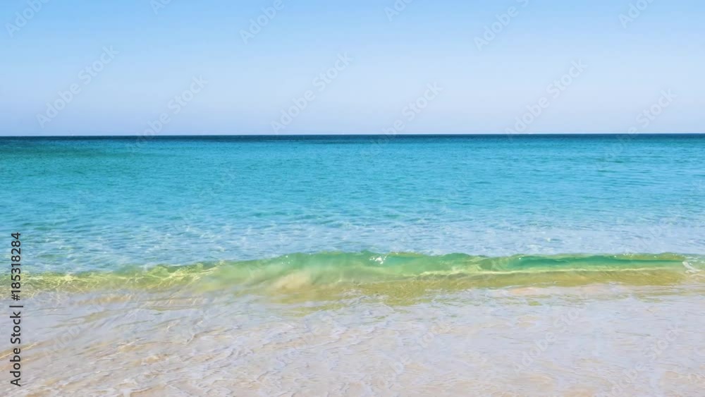 Beautiful ocean waters cool in the morning at Karon Beach. Phuket Thailand Beautiful ocean waters cool in the morning at Karon Beach. Phuket Thailand