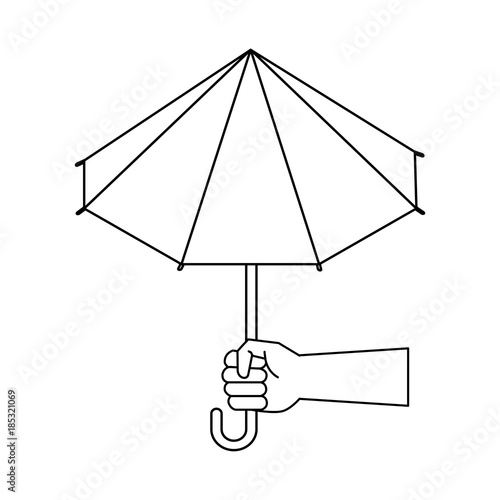 Umbrella weather symbol