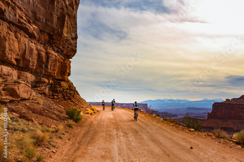 Mountain Bikes on the white rim trail