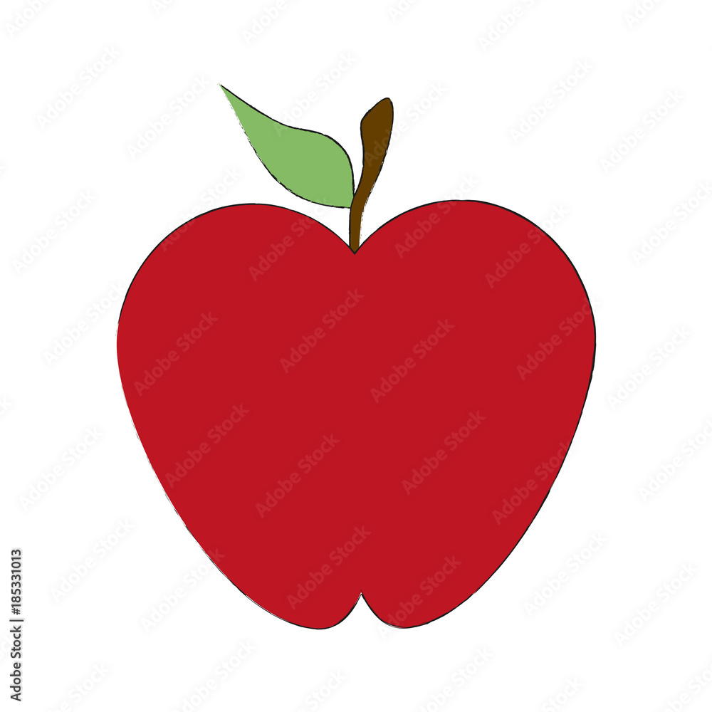 Fototapeta premium Apple fruit isolated