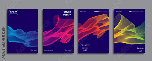 Creative colored cover. Cover design.