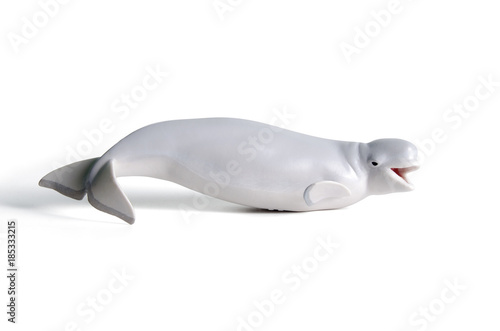 Billede på lærred white beluga whale
