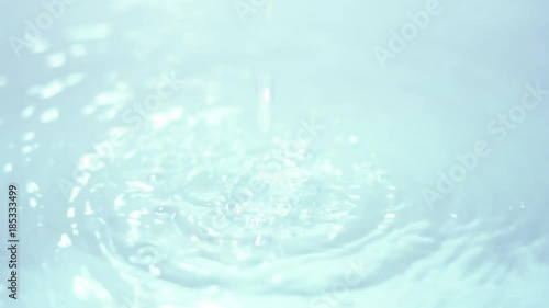 Splashing on the water surface