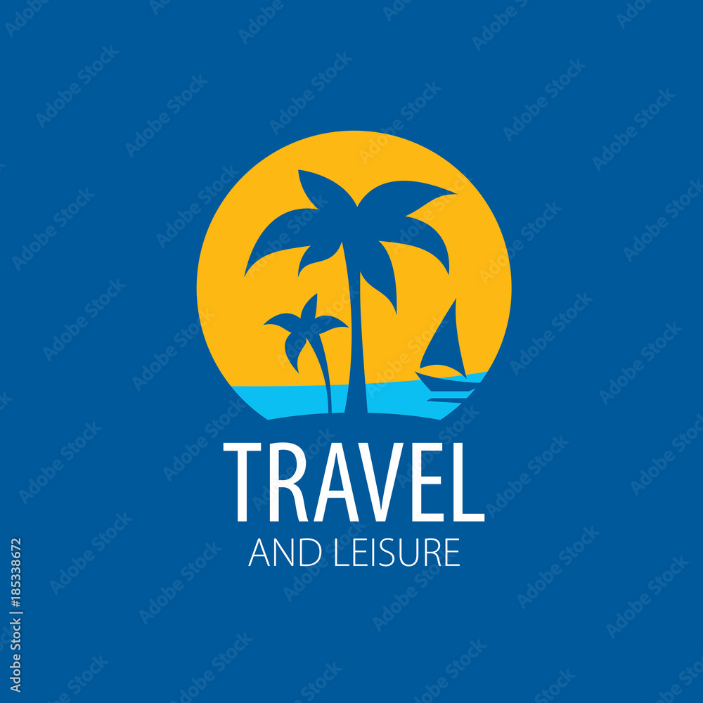 Obraz premium Vector logo travel