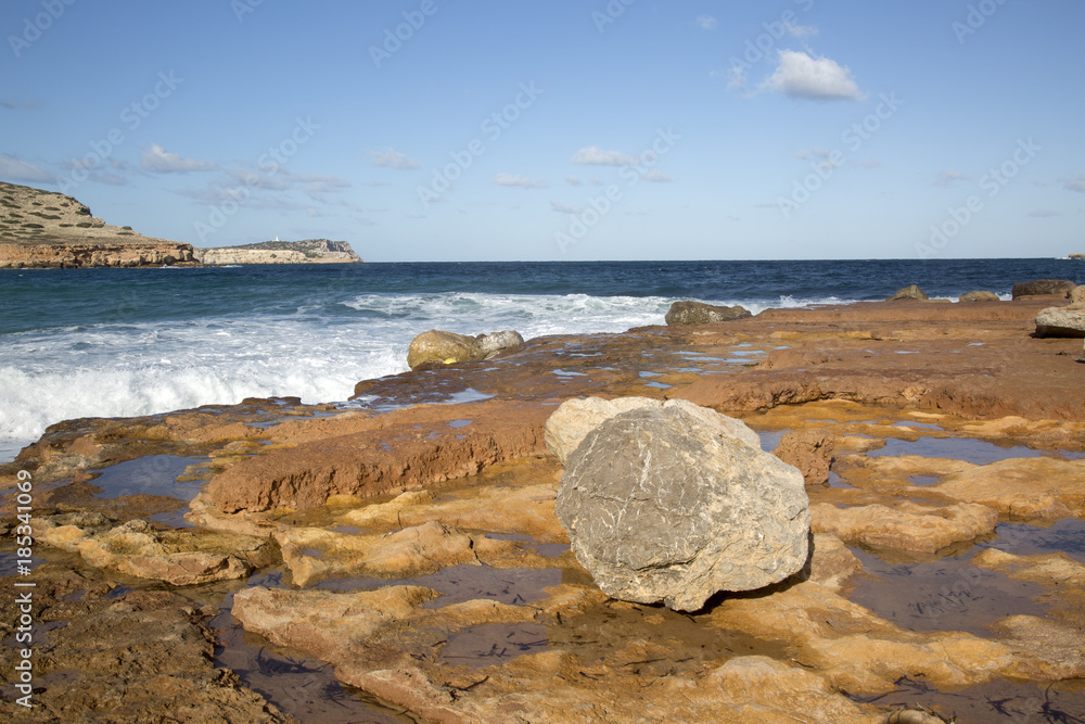 Comte Beach in Ibiza Comte Beach in Ibiza
