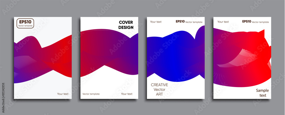 Obraz premium Creative colored cover. Cover design.