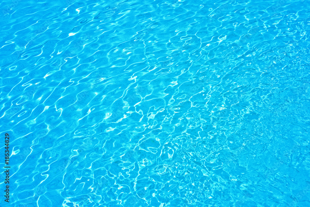 Blue ripped water