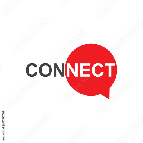 Connect logo Vector Template Design