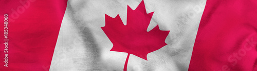 image of canada  flag close up