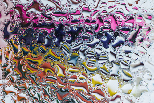 Abstract Color Water Drop Textures