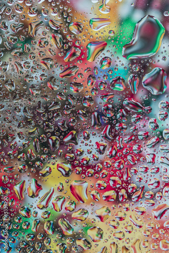 Abstract Color Water Drop Textures