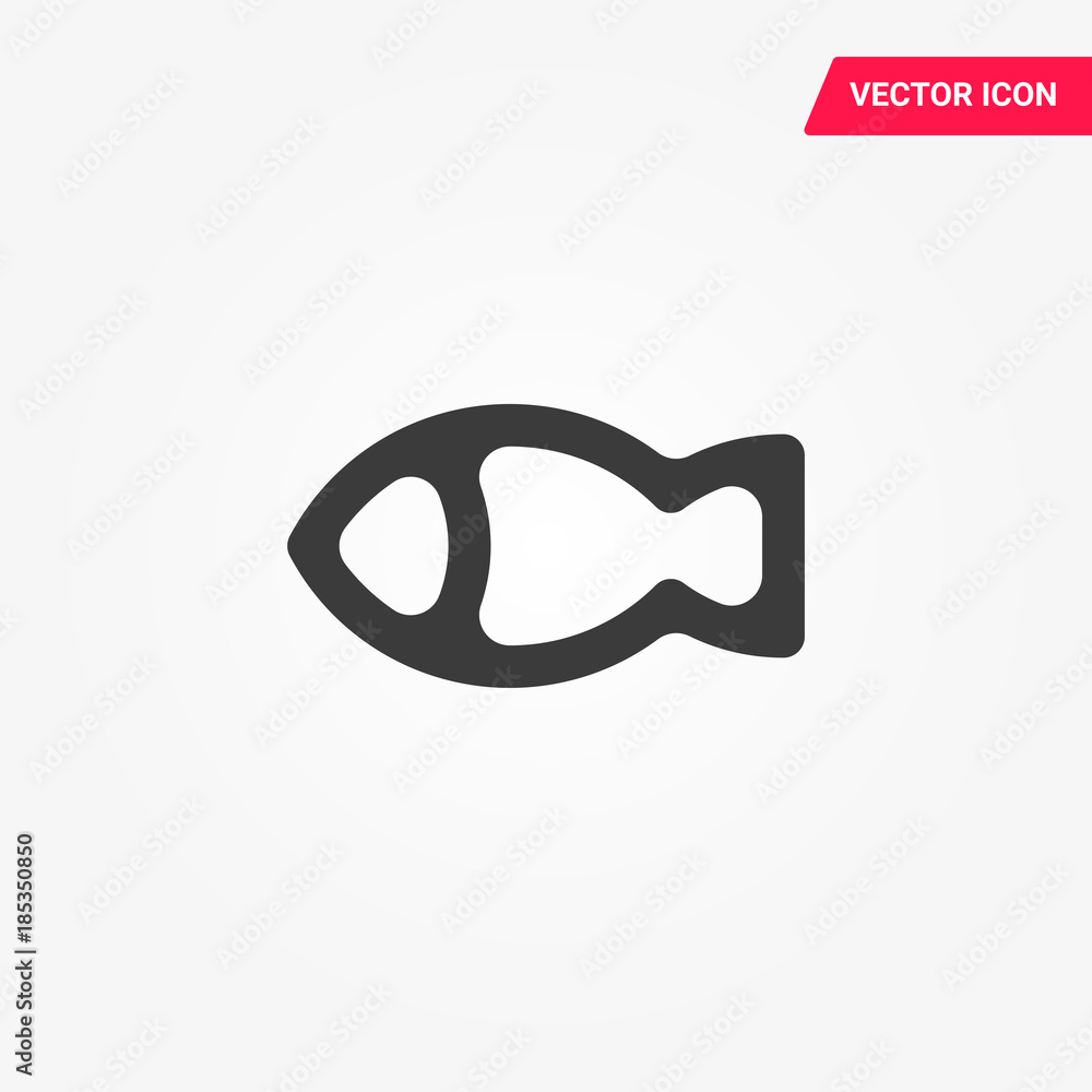 Fish icon vector Fish icon vector
