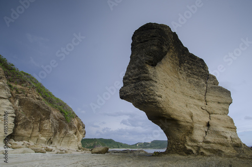 Batu payung beach, lombok island, indonesia photo