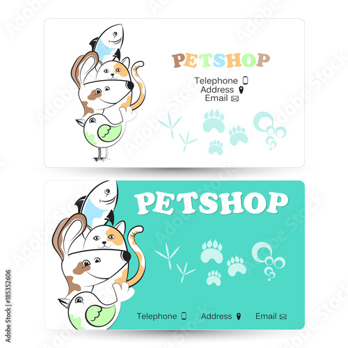 Pets business card