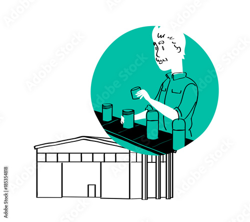 Operaio e produzione industriale