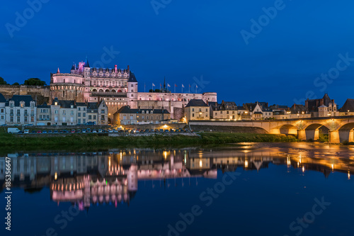 Amboise castle in the Loire Valley - France photo
