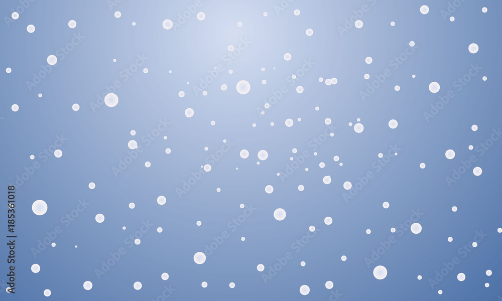 vector background with falling white snow