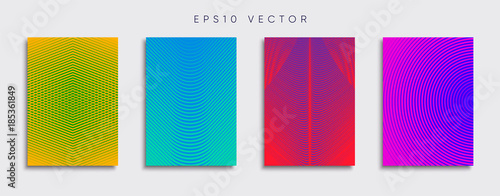 Vector cover designs. Future Poster template. Smartphone modern background set.