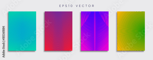 Vector cover designs. Future Poster template. Smartphone modern background set.